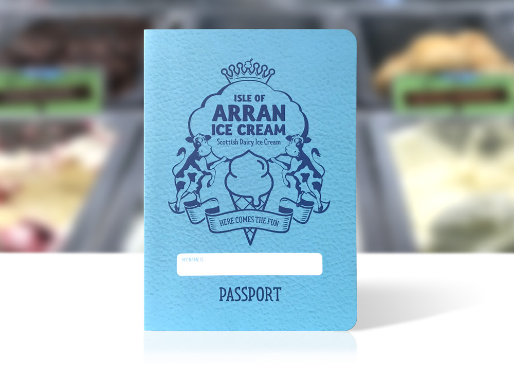 The Arran Ice Cream passport