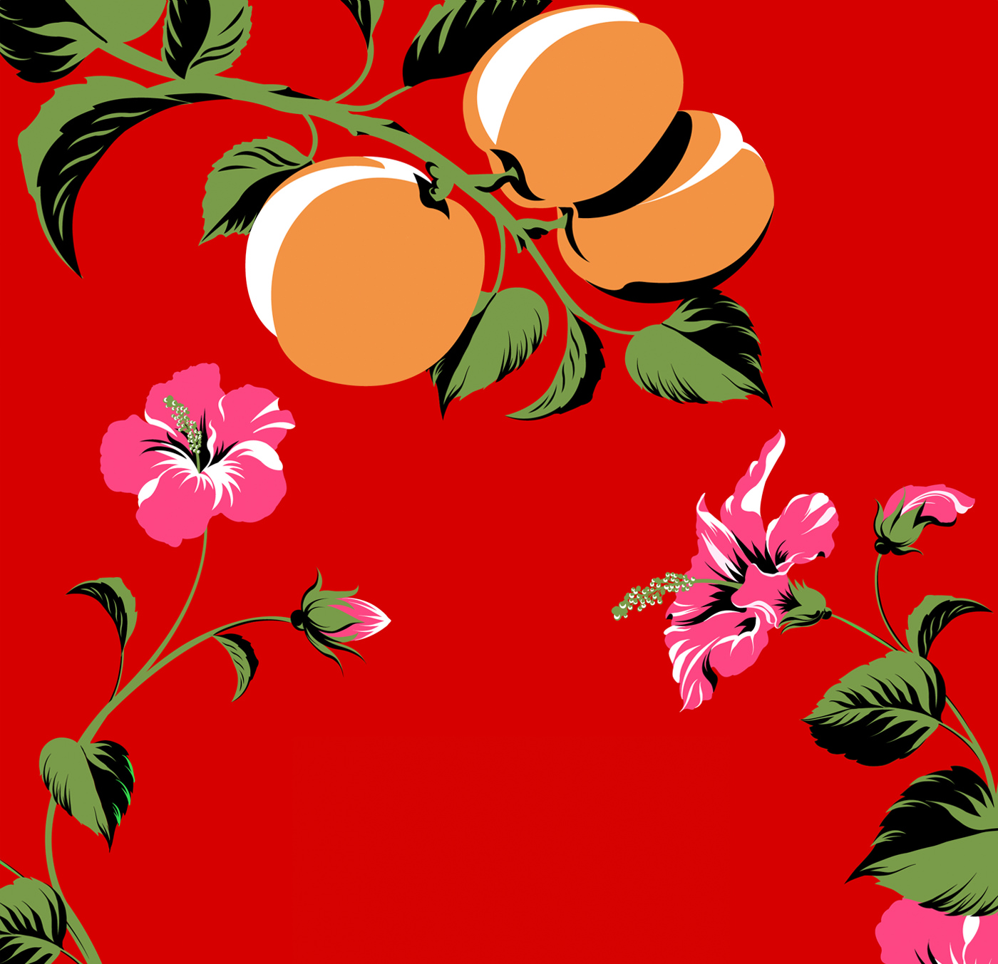 Illustration for Boe Peach and Hibiscus Gin Liqueur