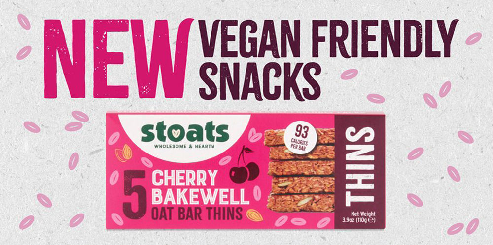 Stoats new vegan friendly snacks